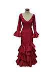 Taille 48. Robe Flamenco Modèle Lolita.  Bordeaux 123.967€ #50759LOLITAGR48